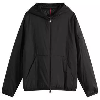 Длинная непрозрачная куртка из переработанного монтейнарда Moncler, черный