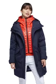 Длинная парка Gendry с капюшоном Geox, синий