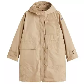 Длинная парка Meudon Moncler, бежевый
