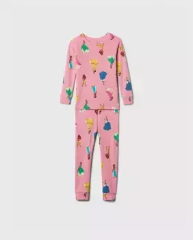 Длинная пижама для девочки с принтом Gap, мультиколор