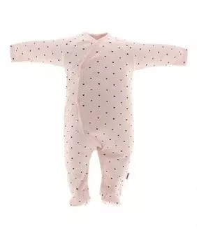 Длинная пижама для девочки с принтом в виде сердечек Cambrass, розовый