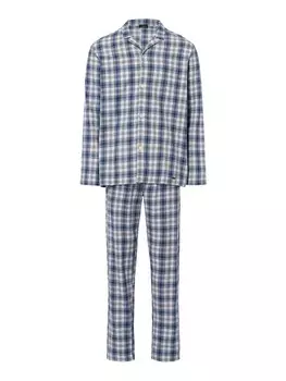 Длинная пижама Hanro Cozy Comfort, синий