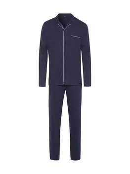 Длинная пижама Hanro Day & Night, темно-синий