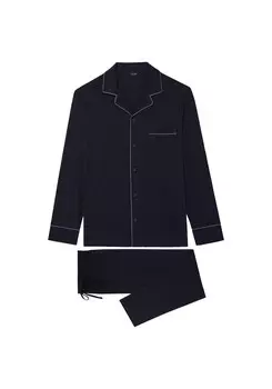 Длинная пижама HOM Long Pajamas, темно-синий