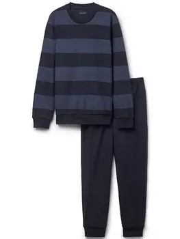 Длинная пижама INTIMISSIMI Long Pajamas, цвет night blue/dusty blue