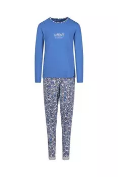 Длинная пижама из хлопка Skiny, черный