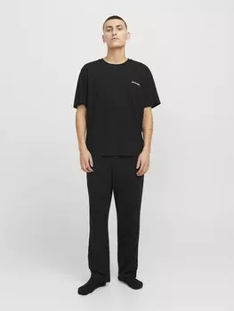 Длинная пижама JACK & JONES, черный