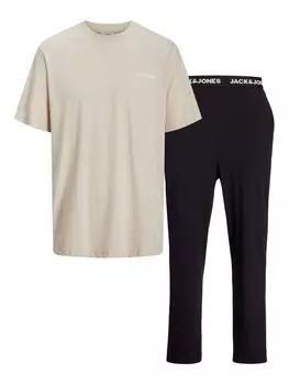 Длинная пижама JACK & JONES JACEverest, бежевый