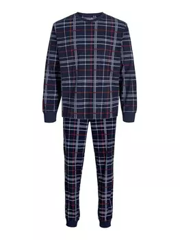 Длинная пижама JACK & JONES Long Pajamas, синий