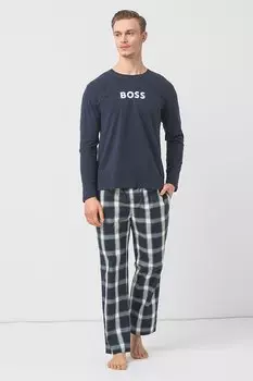 Длинная Пижама Легко Boss, зеленый