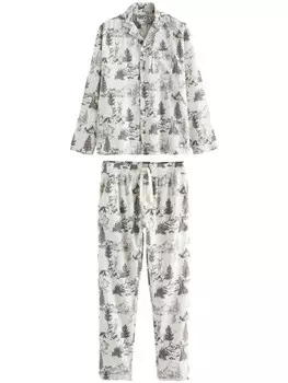 Длинная пижама Next Long Pajamas, белый