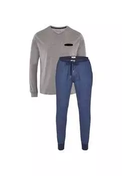 Длинная пижама Phil & Co. Berlin, синий