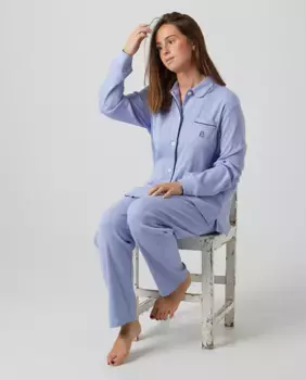 Длинная пижама-рубашка Kiff-Kiff, синий