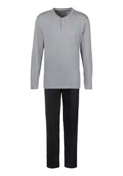 Длинная пижама s.Oliver, цвет Grey/Black