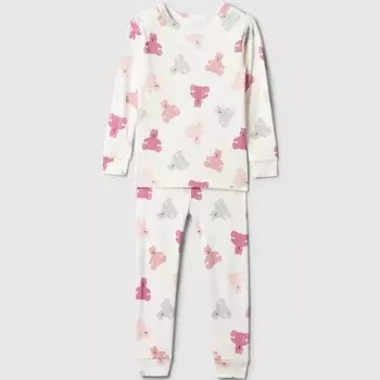 Длинная пижама с принтом по всей поверхности Gap, белый