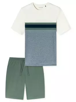 Длинная пижама SCHIESSER Casual Nightwear, бежевый