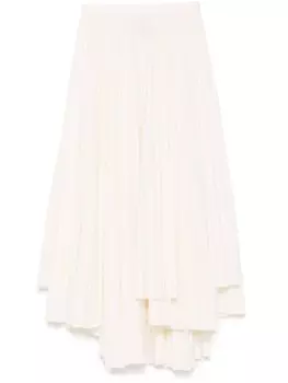 Длинная плиссированная юбка Plan C, нейтральный цвет