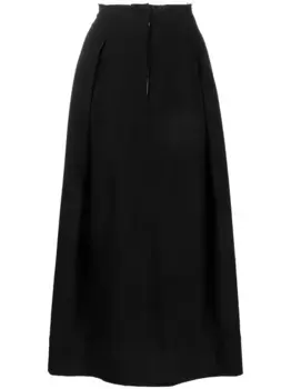 Длинная плиссированная юбка Uma Wang, черный