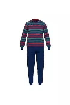 Длинная полосатая пижама Gotzburg, синий