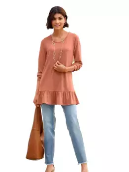 Длинная рубашка Classic Basics "Long Shirt", цвет Papaya