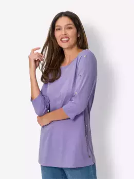 Длинная рубашка Classic Basics "Long Shirt", цвет Lavendel