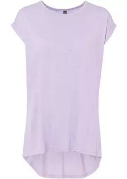 Длинная рубашка с закругленным краем Rainbow, сиреневый