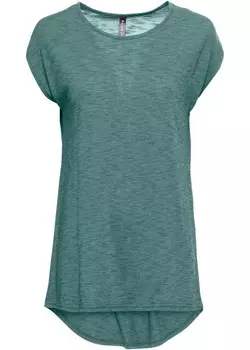 Длинная рубашка с закругленным краем Rainbow, зеленый