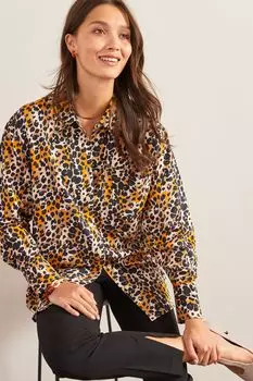 Длинная рубашка в деловом стиле Next