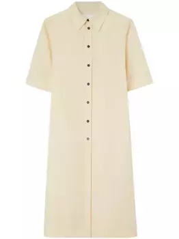 Длинная шерстяная рубашка JIL SANDER, нейтральный