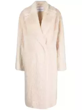 Длинная шуба из искусственного меха STAND STUDIO, нейтральный