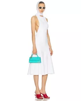 Длинная сумка-букле Chiquito Jacquemus, бирюзовый