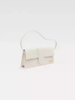 Длинная сумка с клапаном Ле Бамбино Jacquemus, светло-серый