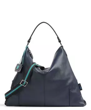 Длинная сумка-ведро Icon из зерненой телячьей кожи. Gabs, синий