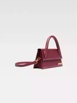 Длинная сумочка Ле Чикито Jacquemus, темно-бордовый