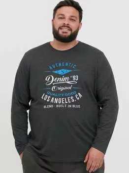 Длинная толстовка bhdopper bt Blend, серый