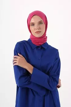 Длинная туника-рубашка с разрезом Saks из 100 % хлопка ALL DAY