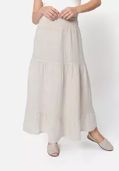Длинная юбка ACANFORA, бежевый