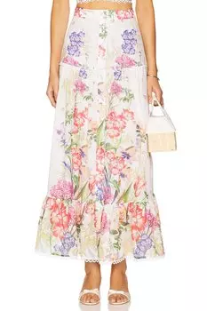 Длинная юбка Ann Charo Ruiz Ibiza, white botanic