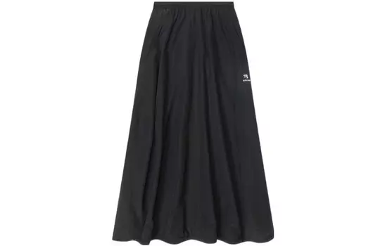 Длинная юбка Balenciaga, черный