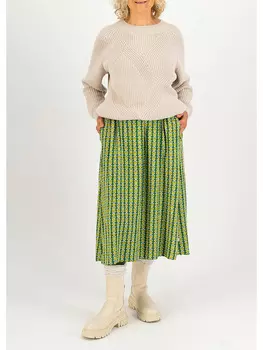 Длинная юбка Blutsgeschwister Ring my Bell Darling, зеленый