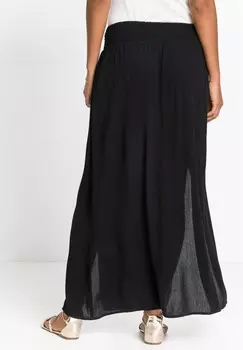 Длинная юбка bonprix, черный