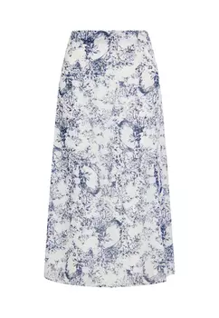 Длинная юбка DreiMaster, цвет Marine Weiss