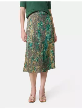 Длинная юбка Gerry Weber lang weit, цвет grn bedruckt