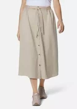 Длинная юбка GOLDNER, цвет helltaupe