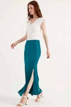 Длинная юбка Herita, серебряный