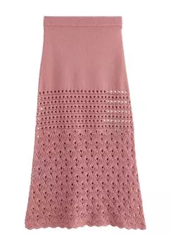 Длинная юбка HOLE Lindex, фуксия