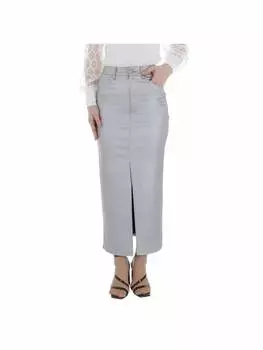 Длинная юбка Ital-Design, серебряный