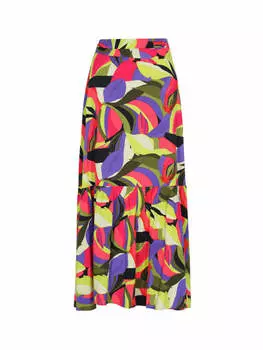 Длинная юбка IZIA, цвет violet multicolor