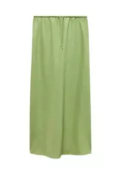 Длинная юбка Lago Mango, зеленая пастель