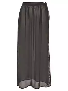 Длинная юбка LASCANA, черный